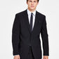 Bar III Men's Skinny Fit Wrinkle Resistant Wool Suit Separate Jacket Black Size 44