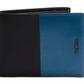 Tumi Men's RFID Leather Double Billfold Bag Blue Size Regular