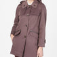 London Fog Women's Purple Buttons Raincoat Coat Size Petite XS