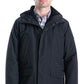 Michael Kors Men's Otto Stadium Parka Coat Black Size Large