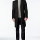 Michael Kors Men's Madison Wool Blend Modern Fit Overcoat Black Size 36