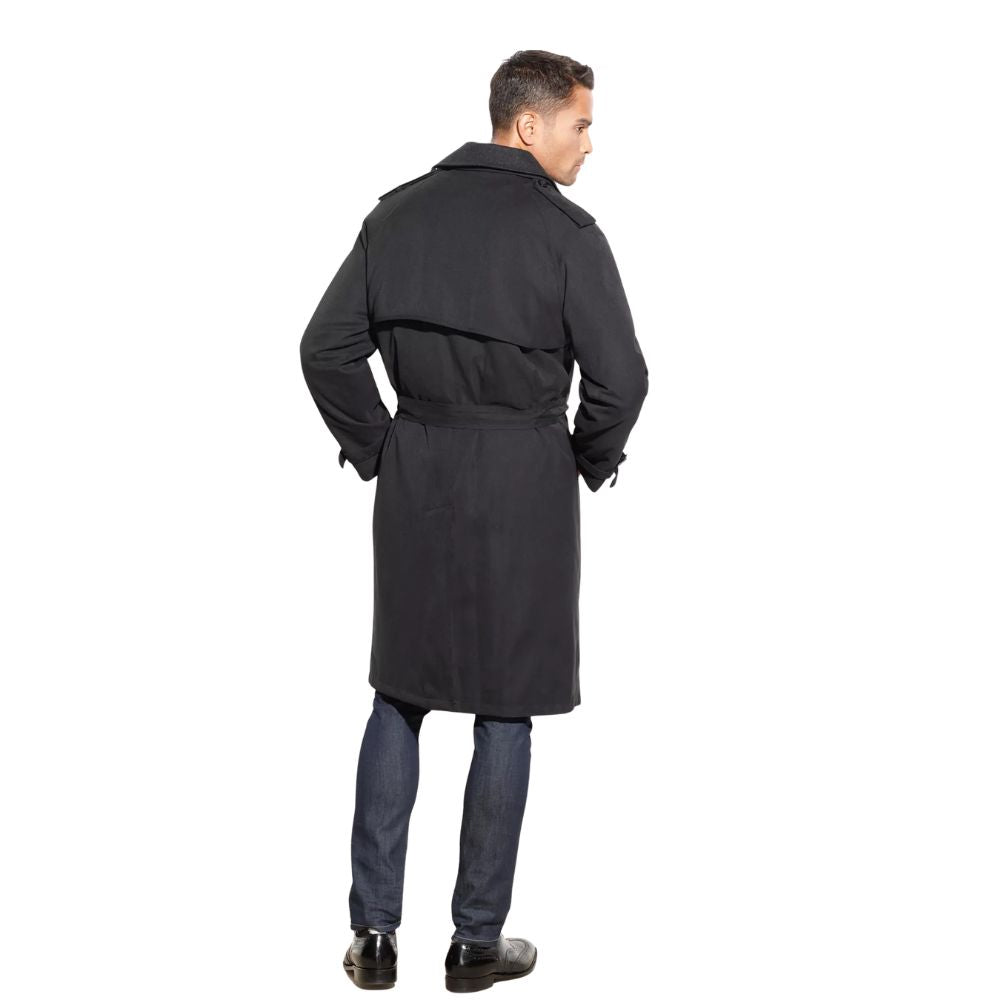 London Fog Iconic Belted Trench Raincoat