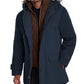 Michael Kors Men's Hooded Bib Snorkel Parka Blue Size Large