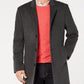 Michael Kors Men's Madison Wool Blend Modern Fit Overcoat Gray Size 36