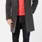 Michael Kors Men's Madison Wool Blend Modern Fit Overcoat Gray Size 42