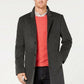 Michael Kors Men's Madison Wool Blend Modern Fit Overcoat Gray Size 36
