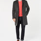 Michael Kors Men's Madison Wool Blend Modern Fit Overcoat Gray Size 38