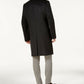 Michael Kors Men's Madison Wool Blend Modern Fit Overcoat Gray Size 42