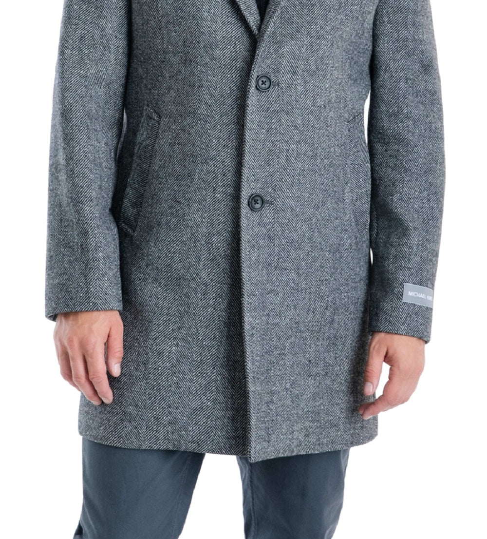Michael Kors Men's Pike Classic Fit Top Coat Gray Size 40