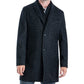 Michael Kors Men's Pike Classic Fit Top Coat Black Size 36