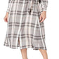 Ralph Lauren Women's Plaid Long Sleeve Dress Pink Size 10