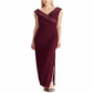Ralph Lauren Women's Leonetta Evening Pleated Sleeveless Dress Red Size 8