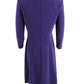 Ralph Lauren Women's Jersey Fit and Flare Dress Purple Size 14