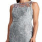 Ralph Lauren Women's Lace Yoke Gown Gray Size 14