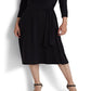 Ralph Lauren Women's Jersey Matte Midi Dress Black Size 18