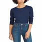 Ralph Lauren Women's Knit Thermal Top Blue Size Petite X-Small