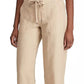 Ralph Lauren Women's Wide Leg Linen Pants Brown Size 18
