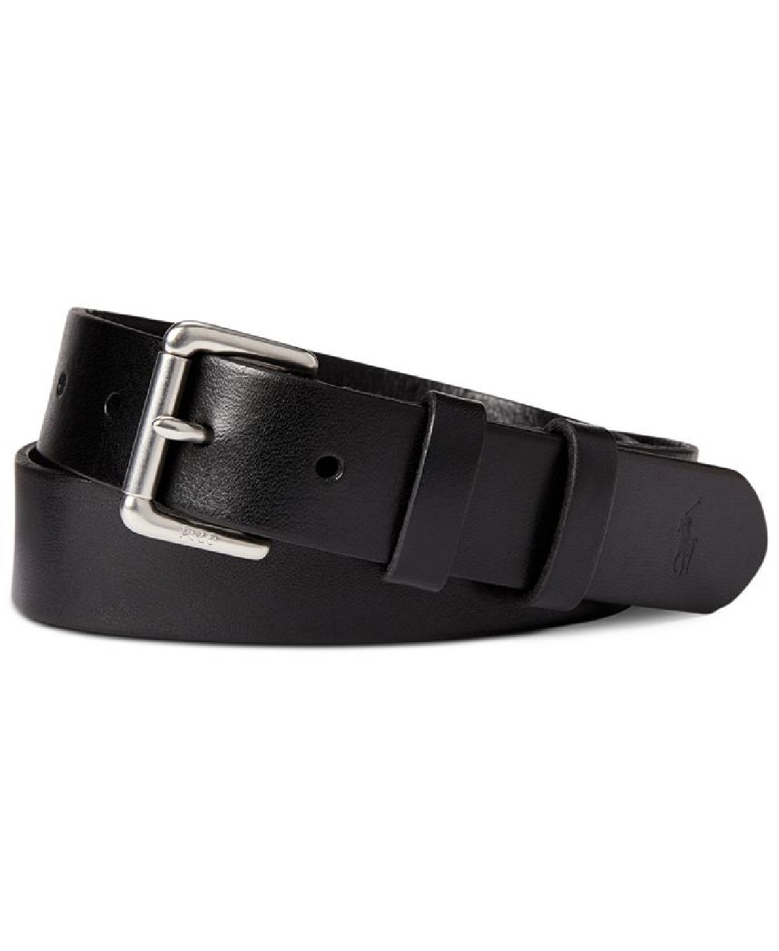 Polo Ralph Lauren Men's Leather Belt Black Size 36