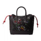 Ralph Lauren Women's Perforated Leather Tyler Tote Bag Black
