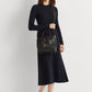 Ralph Lauren Women's Perforated Leather Tyler Tote Bag Black