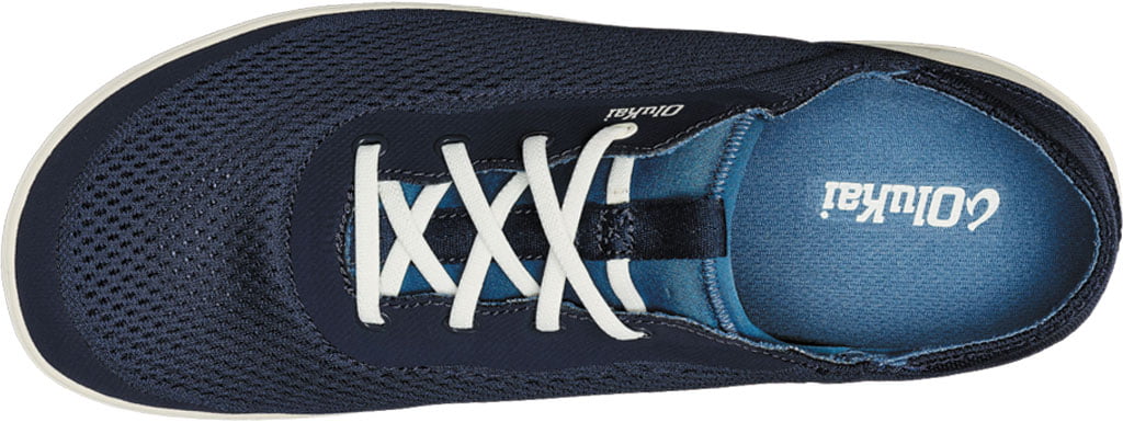 OluKai Moku Pa'e Mens Sneaker Trench Blue/Off White Size 7