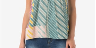 O'Neill Junior's Yana Printed Tank Top Green Size X-Large