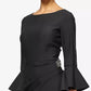 Alex Evenings Bell-Sleeve Draped Compression Sheath Dress Black Size 10