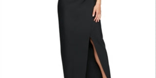 Alex Evenings Women's Notched Collar Gown Black Size 6