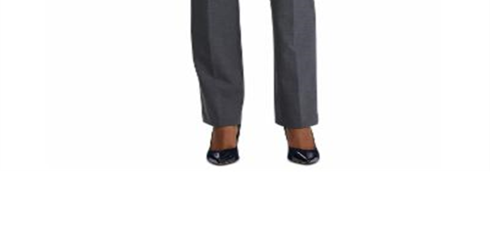 Ralph Lauren Women's Straight Leg Pants Gray Size 10
