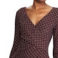 Ralph Lauren Women's 3/4 Sleeve Above the Knee Dress Purple Size 6 Petite