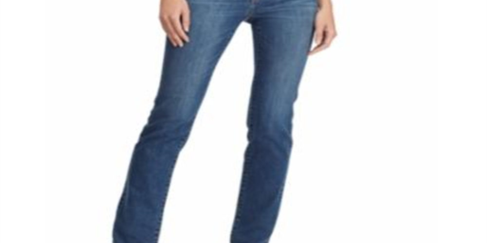 Ralph Lauren Women's Super Stretch Premier Straight Jeans Blue Size 6