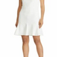 Ralph Lauren Women's Lace Yoke Crepe Dress White Size 16 Petite