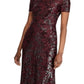 Ralph Lauren Women's Sequined Evening Gown Brown Size 16