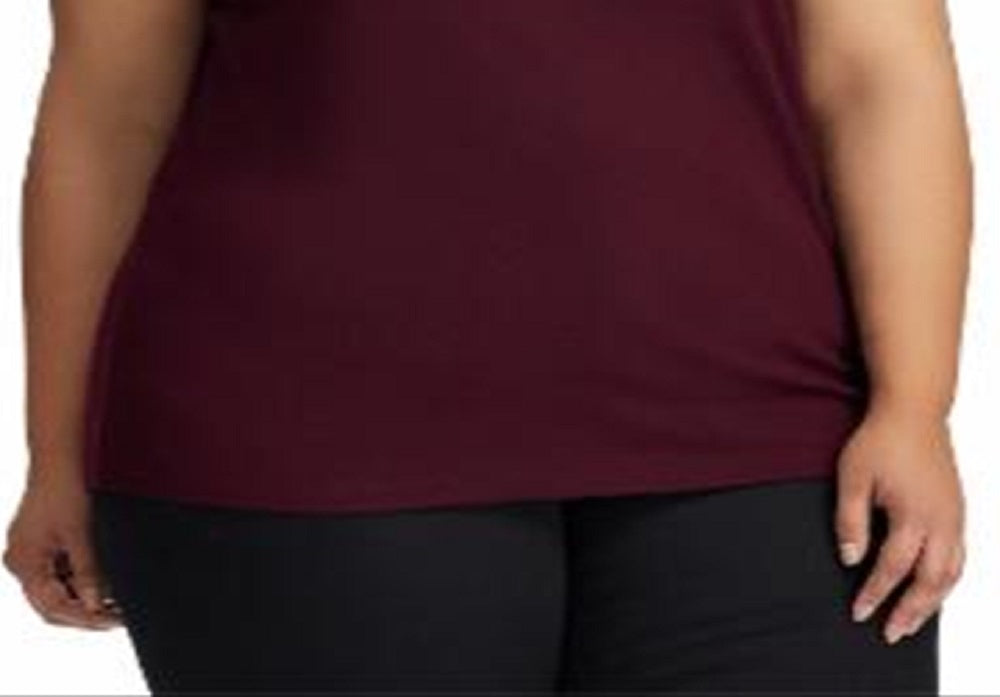 Ralph Lauren Women's Plus Tank Top Red Size 2X