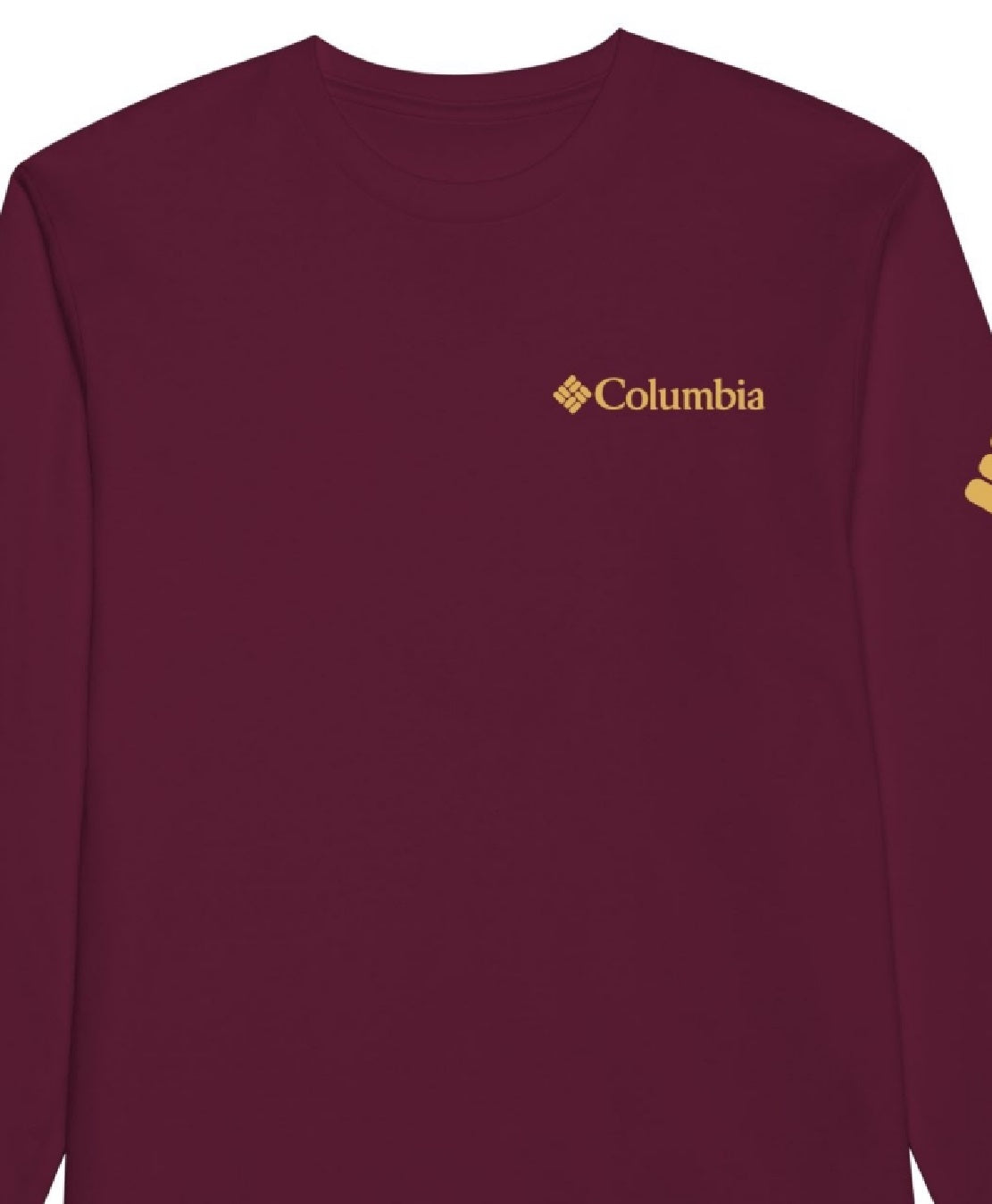 Columbia Men's Fundamentals Graphic Long Sleeve T-Shirt Red Size X-Large