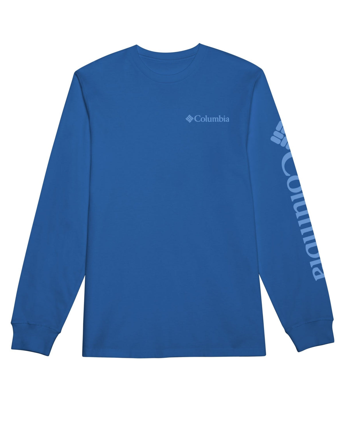 Columbia Men's Fundamentals Graphic Long Sleeve T-shirt Blue Size Large