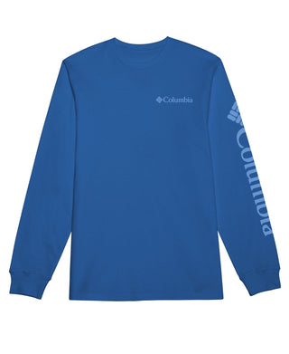 Columbia Men's Fundamentals Graphic Long Sleeve T-shirt Blue Size Large