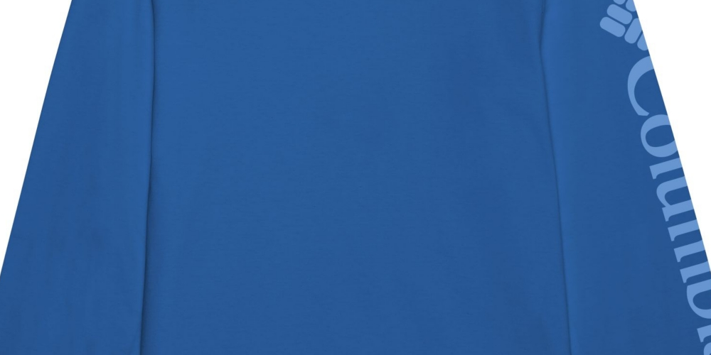 Columbia Men's Fundamentals Graphic Long Sleeve T-shirt Blue Size Large