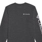 Columbia Men's Graphic Long Sleeve T-Shirt Gray Size X-Large