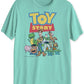 Toy Story Men's Andy's Gang Cotton Short Sleeve Graphic T-Shirt Green Size Large