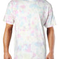 Coca-Cola Men's Uv Cotton Tie Dye Casual Shirt Pink Size X-Large