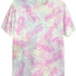 Coca-Cola Men's Uv Cotton Tie Dye Casual Shirt Pink Size X-Large