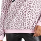 Love Tribe Junior's Barbie Leopard Print Plush Sweatshirt Pink Size Small