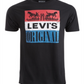 Levi's Men's Speckle Logo Graphic T-Shirt Black Size XX-Large