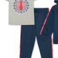 Marvel Little Boy's 3 Pc Spider Man Hoodie T-Shirt & Joggers Set Blue Size 4