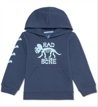Jem Toddler Boy's Rad To The Bone Hoodie Blue Size 2