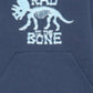 Jem Toddler Boy's Rad To The Bone Hoodie Blue Size 2
