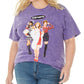 True Vintage Women's Cotton Clueless Graphic T-Shirt Purple Size 2X