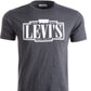 Levi's Men's Tracking Logo Graphic T-Shirt Gray Size Medium