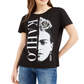 Love Tribe Junior's Frida Kahlo Graphic T-Shirt Black Size Large